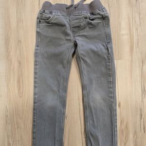 Hanna Andersson Gray Knit-Waist Jeans for Kids